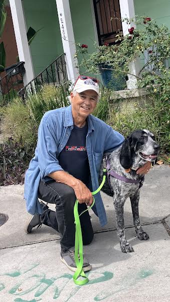 A volunteer moment with Pickles.